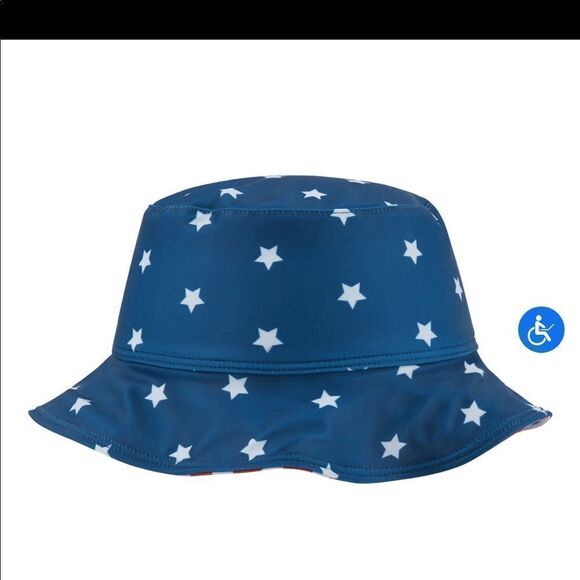 Andy & Evan Baby Boy Stars & Stripes Swim Romper July 4 - Picture 2 of 5